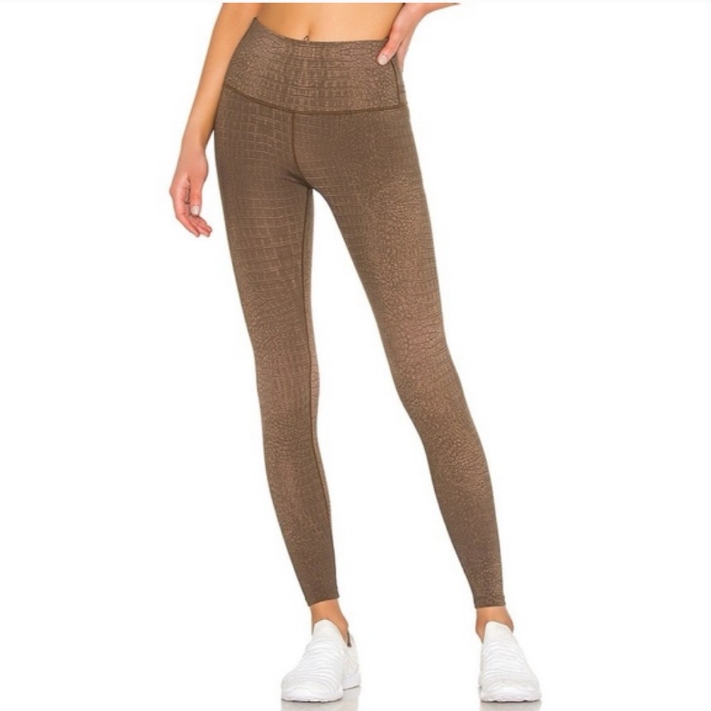 Varley Luna Legging In Alligator Small high waisted athletic pants